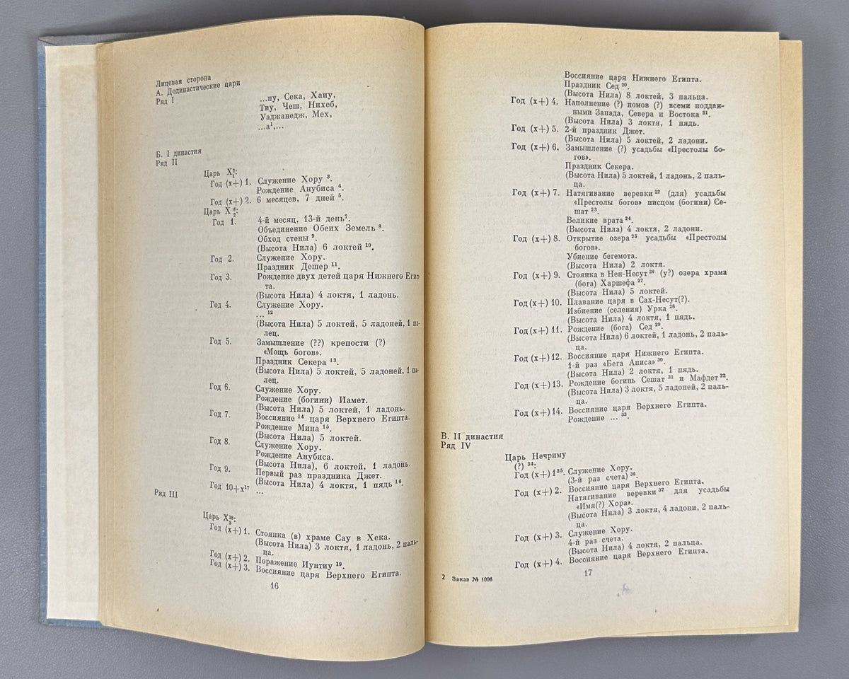 Reader on the History of the Ancient East (Khrestomatiya po istorii Drevnego Vostoka). 1963. In Russian.
