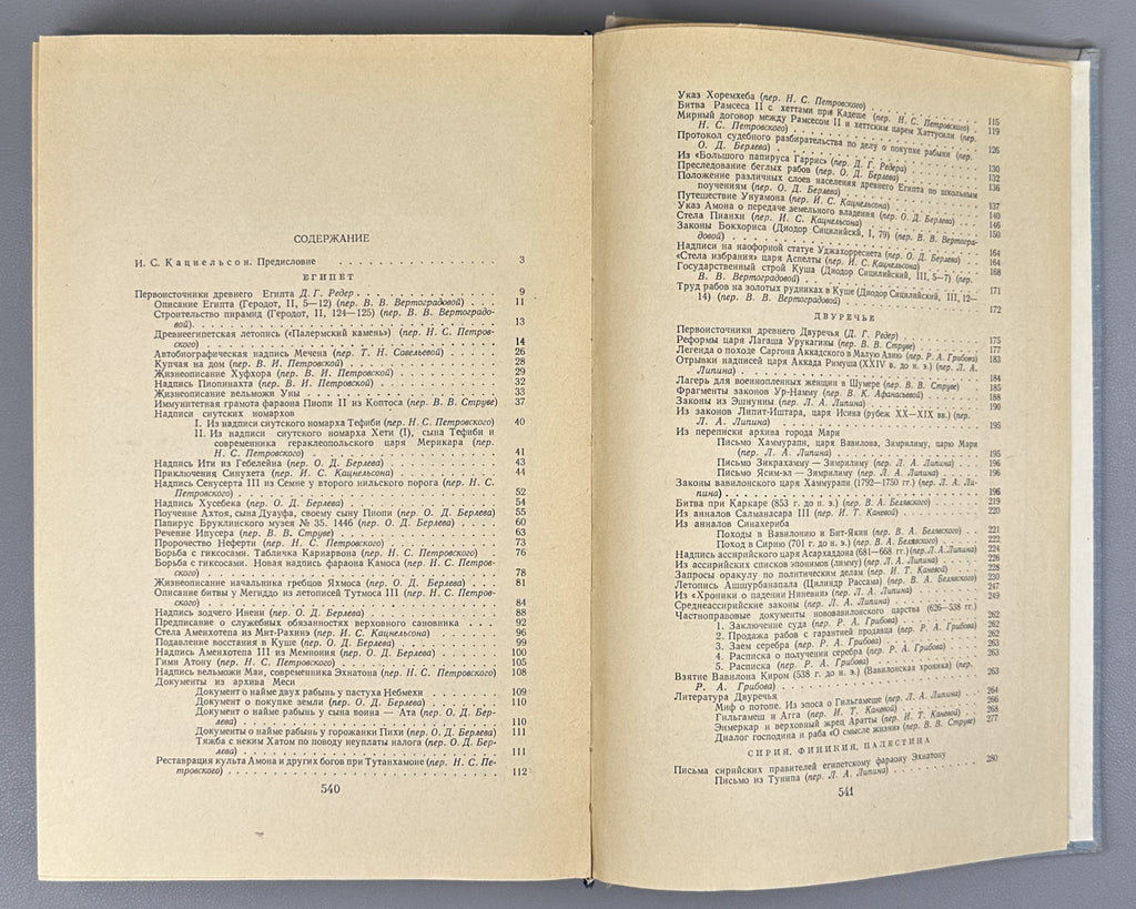 Reader on the History of the Ancient East (Khrestomatiya po istorii Drevnego Vostoka). 1963. In Russian.