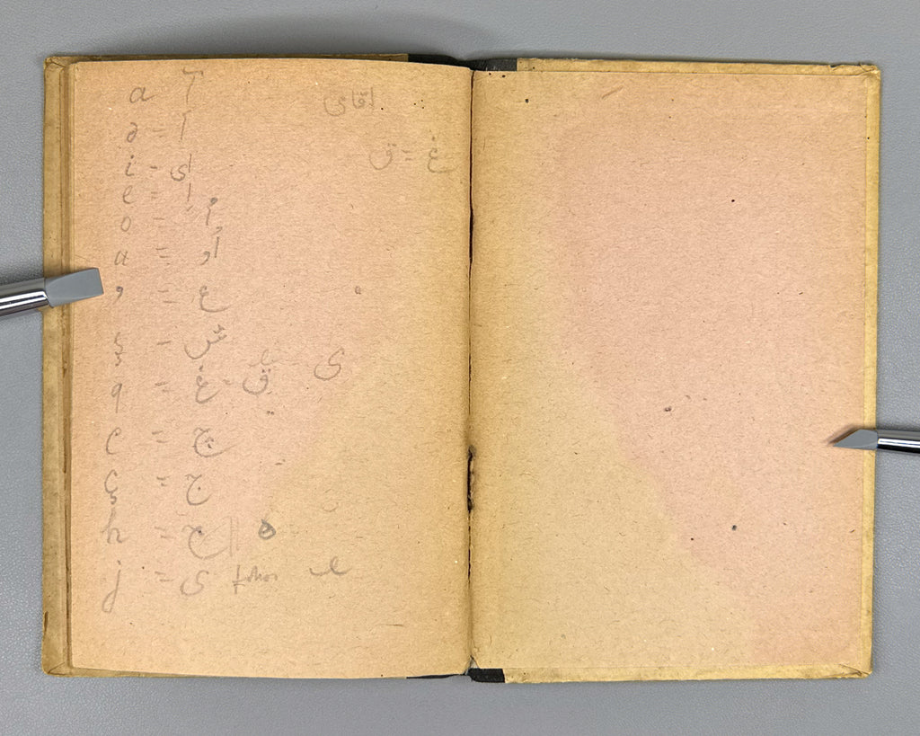 [Persian in the Soviet Latin alphabet] Mas'ud, H. Grammar of the Persian Language for Primary Schools, Part One (Gramere zəbane farsi bəraje məkatebe ebtedai. Qesməte əvvəl). Ashgabat, 1933. In Persian (Latin script).