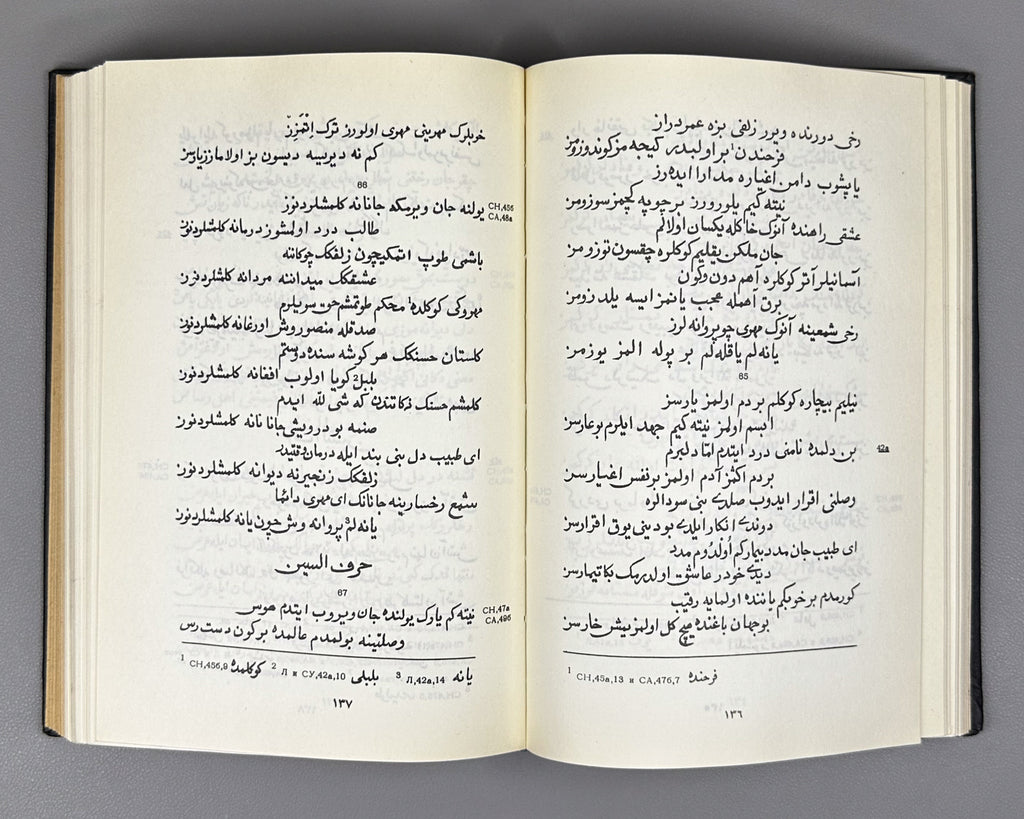 Mihri Hatun. Divan (Divan / Диван). Series: Monuments of Literature of the Peoples of the East. Texts. Small Series, IX, 1967. In Russian and Ottoman Turkish.