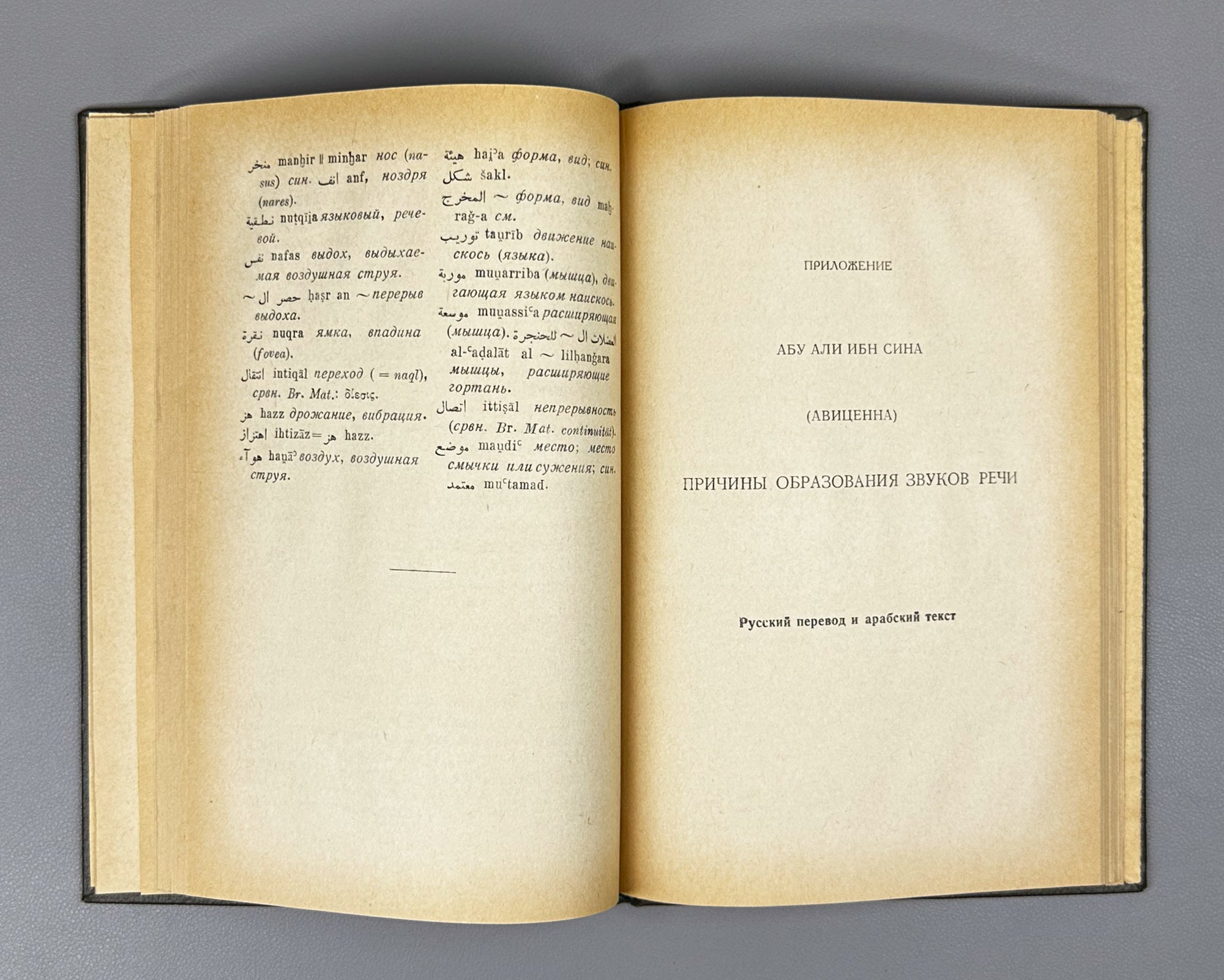 Akhvlediani, Vladimir. Avicenna's Phonetic Treatise (Foneticheskiy traktat Avitsenny). 1966. In Russian and Arabic.