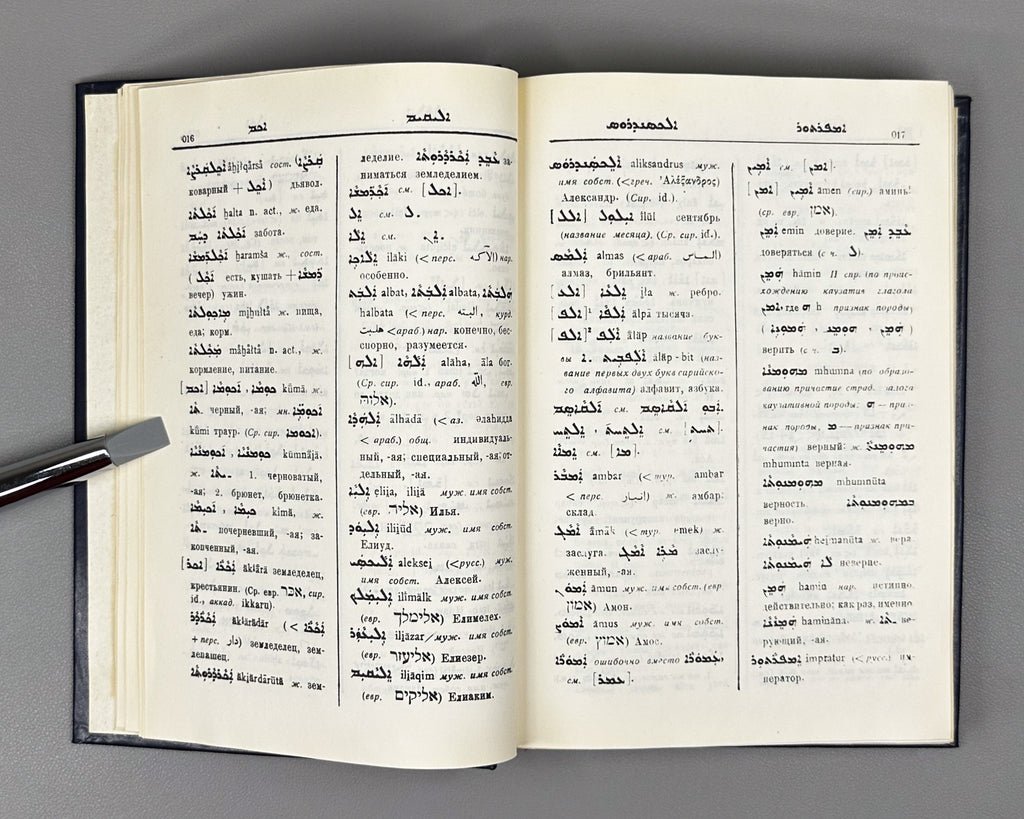Tsereteli, K. A Reader of the Modern Assyrian Language with a Dictionary (Khrestomatiya sovremennogo assiriyskogo yazyka so slovarem). 1980. In Modern Assyrian with a Russian-language dictionary and apparatus.