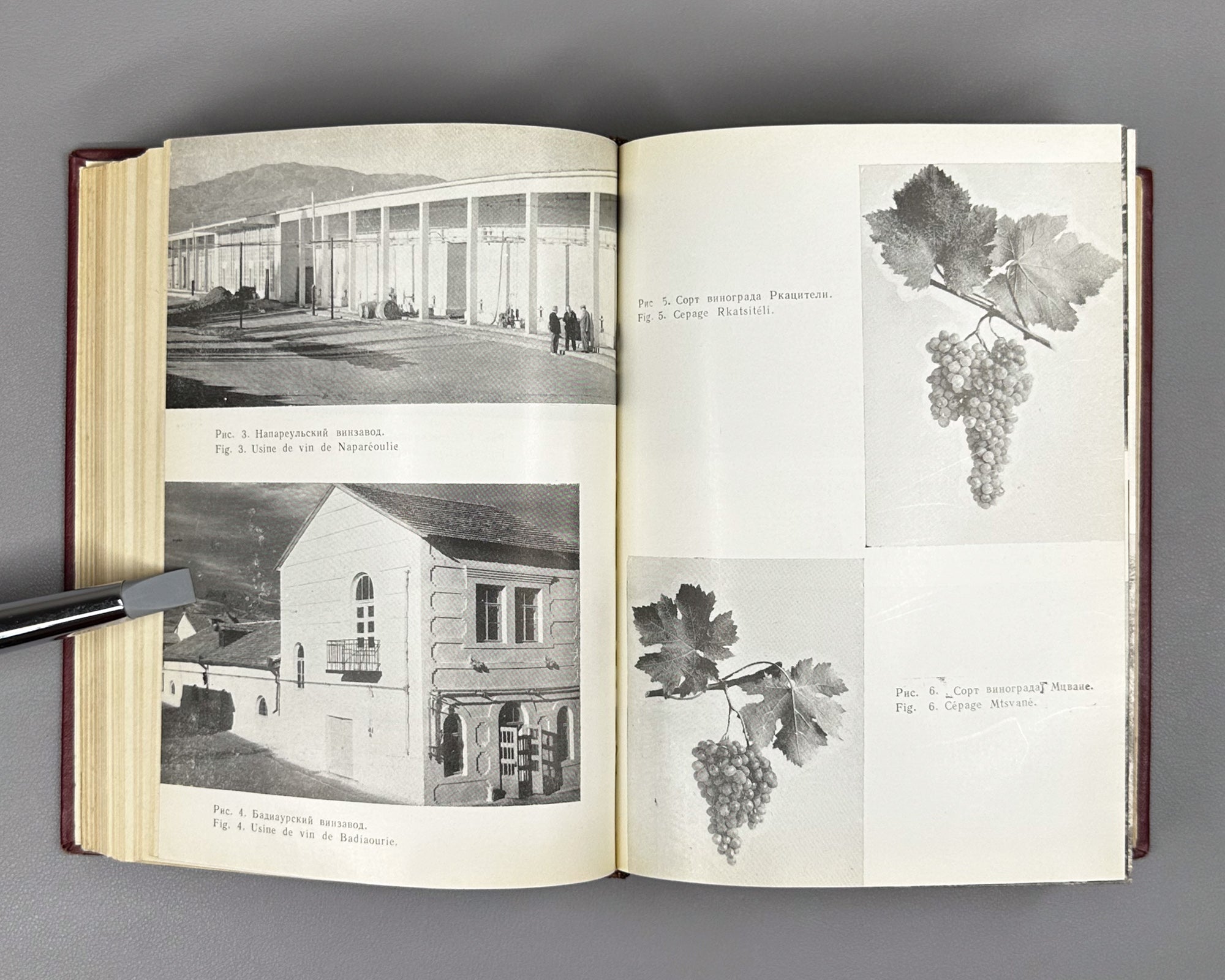 Catalogue of the I International Wine Competition (Katalog. I Mezhdunarodnyy konkurs vin). Tbilisi, 1966. In Russian and French.