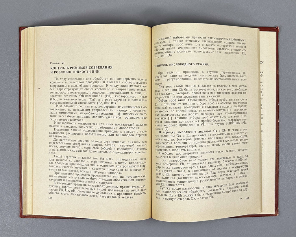 Nilov, V.; Tyurin, S. Ripening and Storage of Wine Materials in Large Reservoirs (Sozrevanie i khranenie vinomaterialov v krupnykh rezervuarakh). First edition, 1967. In Russian.