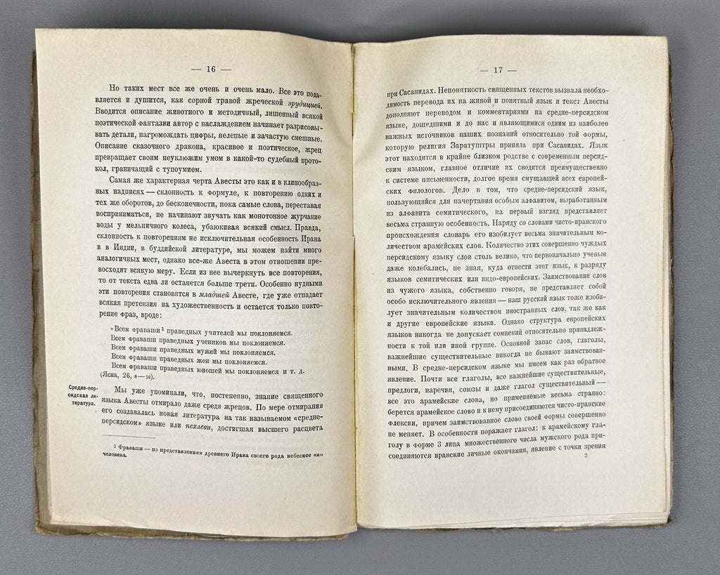 Bertels, Yevgeny. Essay on the History of Persian Literature (Ocherk istorii persidskoi literatury). First edition. Publication of the Leningrad Oriental Institute named after A. S. Enukidze, 1928. In Russian.