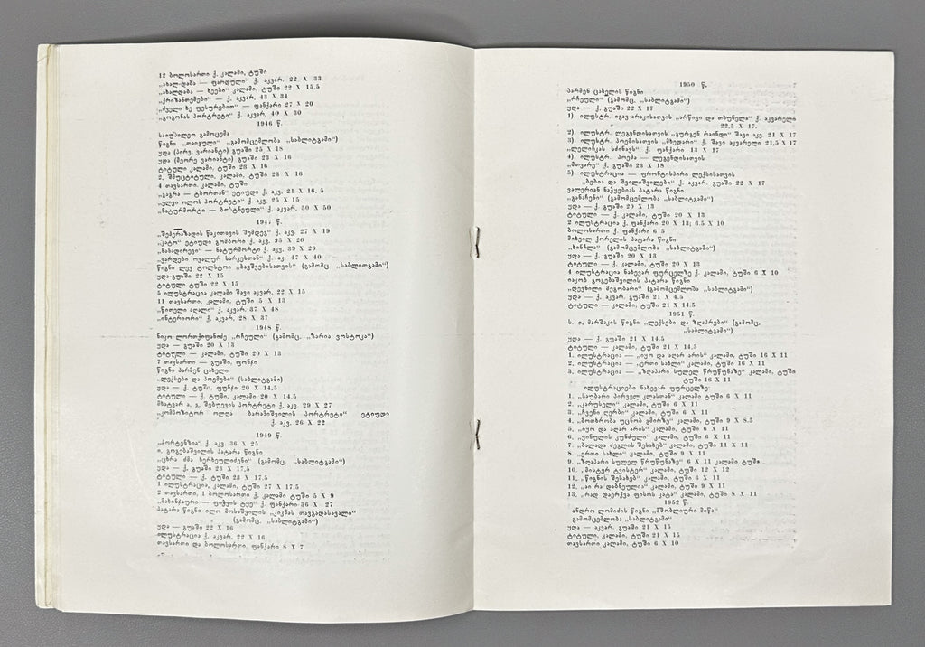 [Signed] Popkhadze, Nino. Exhibition Catalogue (ნინო ფოფხაძე) Tbilisi, 1987. In Georgian and Russian.