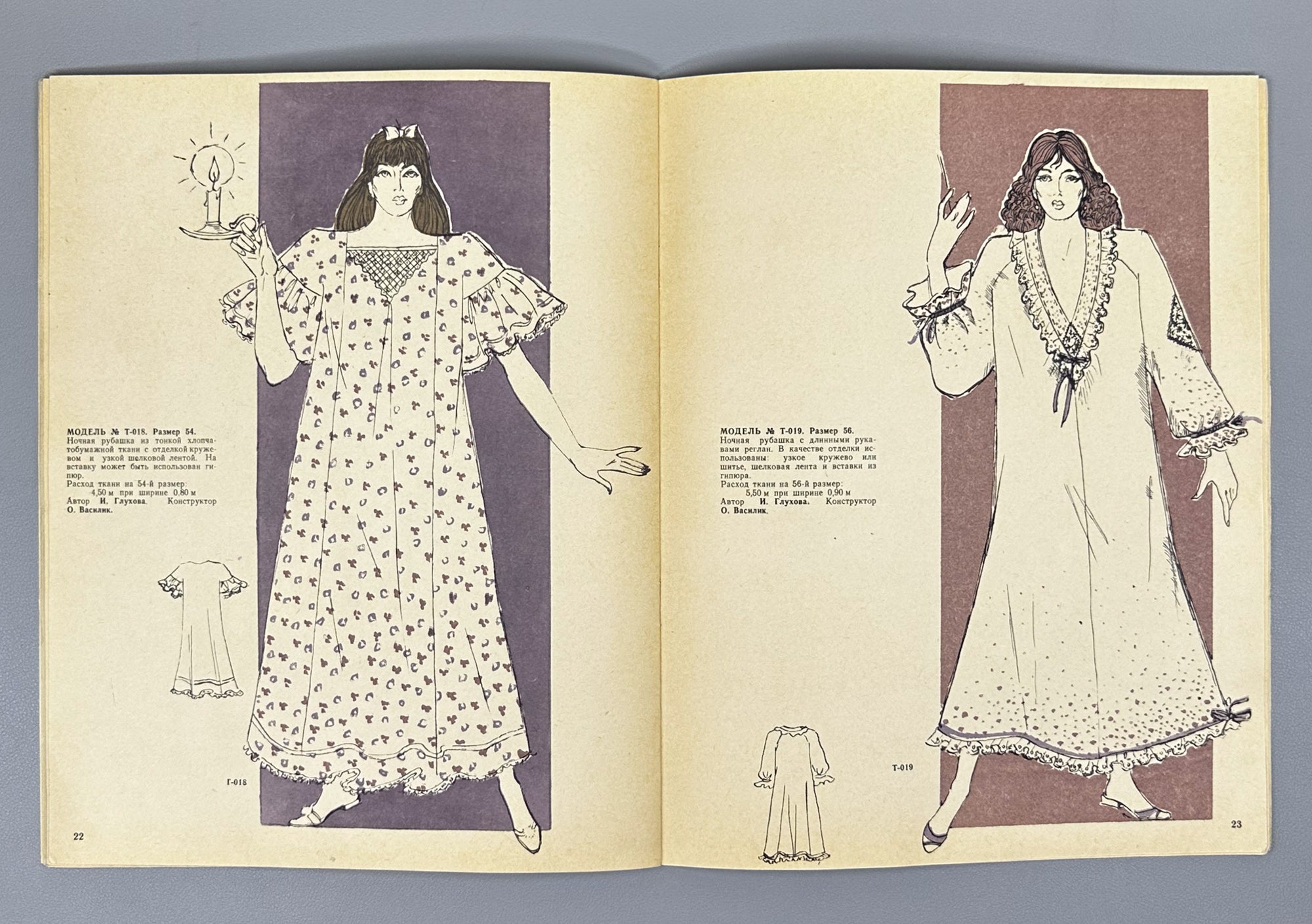 GUM Fashion Models: Models for Full-Figured Women [sewing pattern album]. GUM Fashion Department, headed by V. D. Ilyina, 1987. In Russian.
