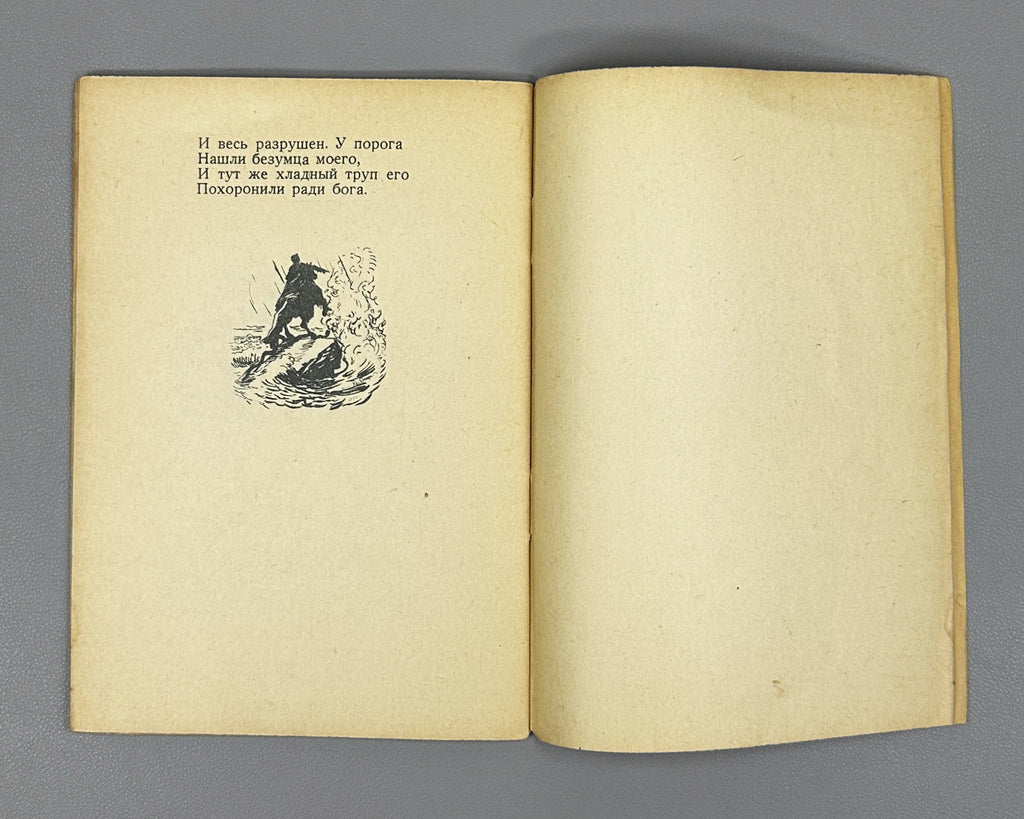 Pushkin, Aleksandr. The Bronze Horseman (Mednyy vsadnik / Медный всадник). Illustrated by Alexander Benois, 1936. In Russian.