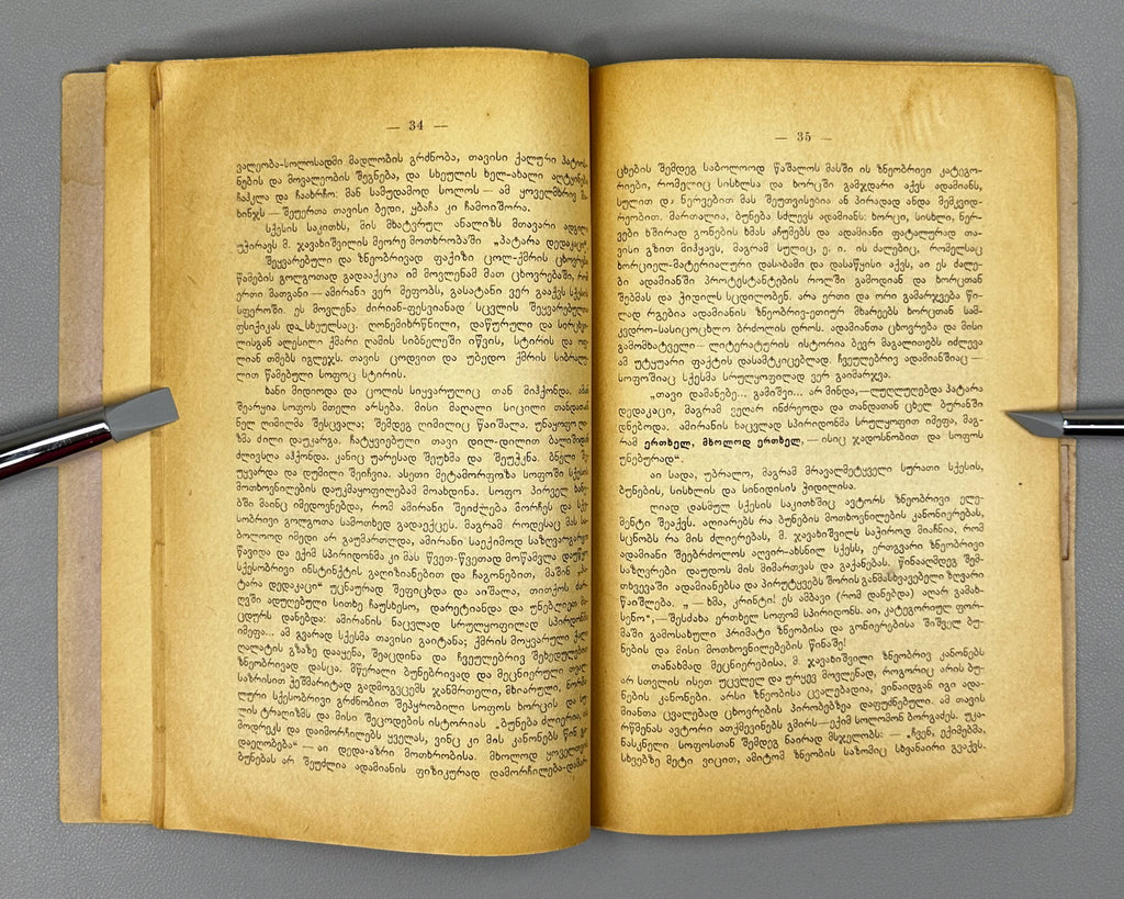 Vartagava. The Creative Work of Mikheil Javakhishvili: A Critical Review (Mikheil Javakhishvilis shemokmedeba). 1928. In Georgian.