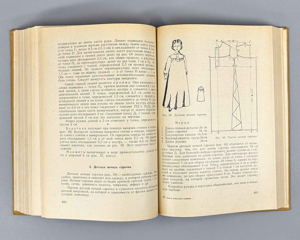 The Housewife's Book (Kniga domashney khozyayki), Cooking, 1958. In Russian