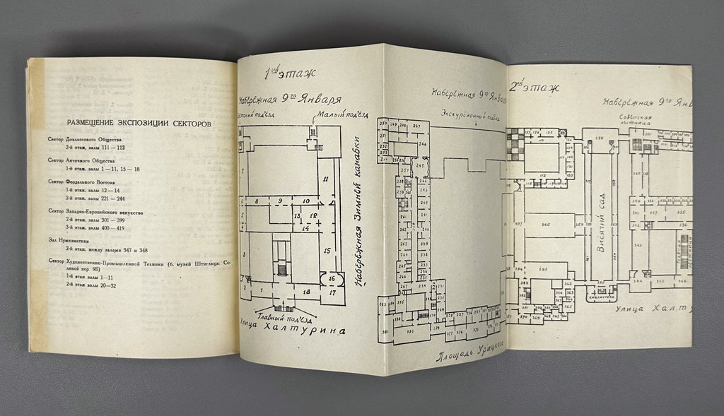State Hermitage Museum. Museum of the History of Culture and Art: A Brief Guide with a Plan (Gosudarstvennyi Ermitazh). 1933. In Russian.