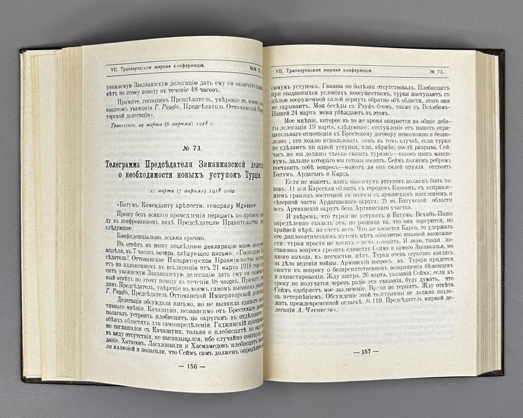 Documents and Materials on the Foreign Policy of Transcaucasia and Georgia (Dokumenty i materialy po vneshney politike Zakavkazya i Gruzii). 1990 [reprint of the 1919 edition]. In Russian