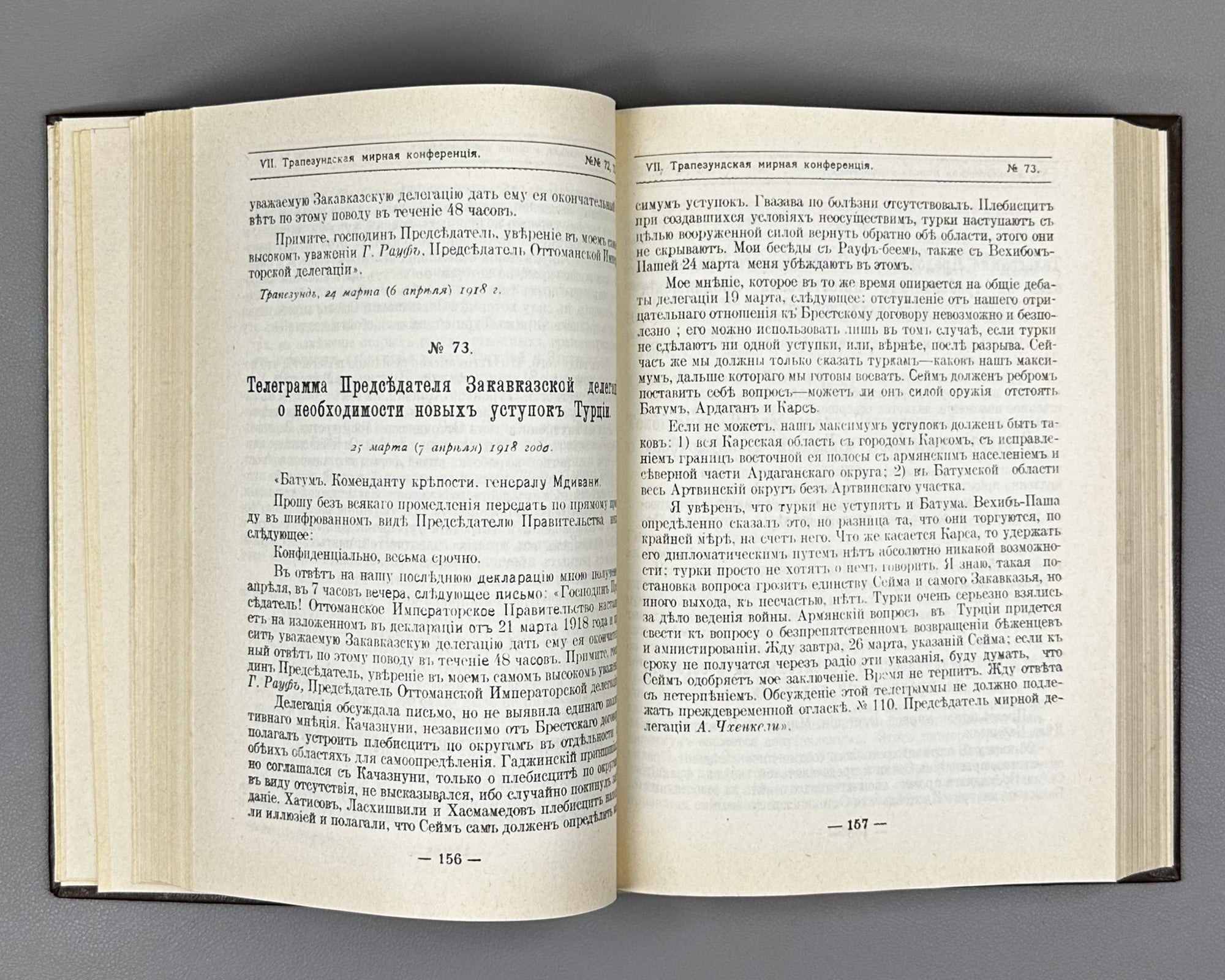 Documents and Materials on the Foreign Policy of Transcaucasia and Georgia (Dokumenty i materialy po vneshney politike Zakavkazya i Gruzii). 1990 [reprint of the 1919 edition]. In Russian