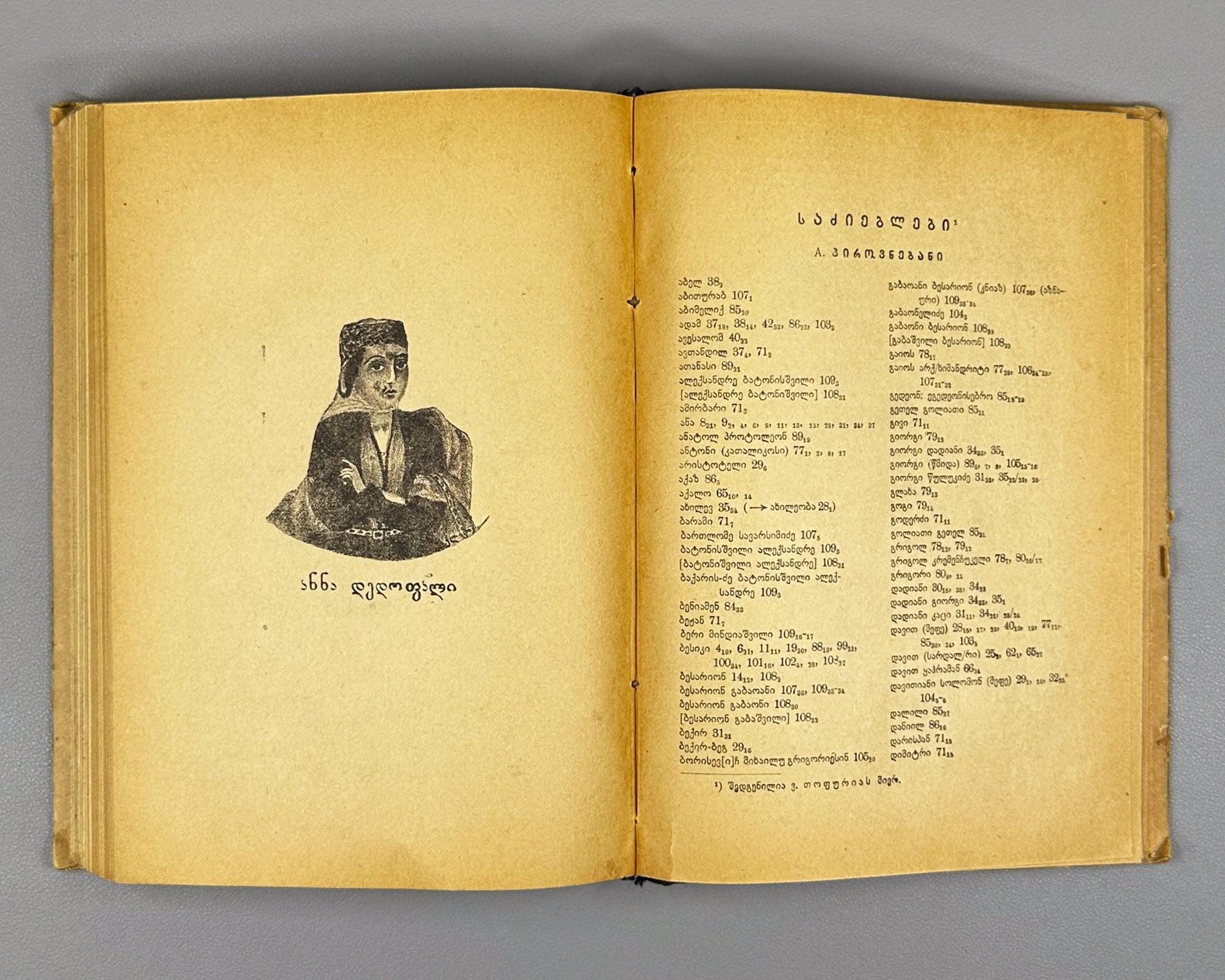 Gabashvili, Besarion "Besiki". Complete Collection of Works: Text, Study, Notes, Dictionary (Tkhzulebata Sruli Krebuli). 1932. In Georgian.