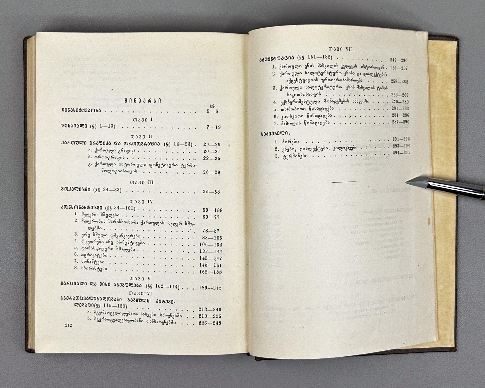 Zhgenti, Sergi. Phonetics of the Georgian Language (K'art'uli Enis Fonet'ika). 1956. In Georgian.