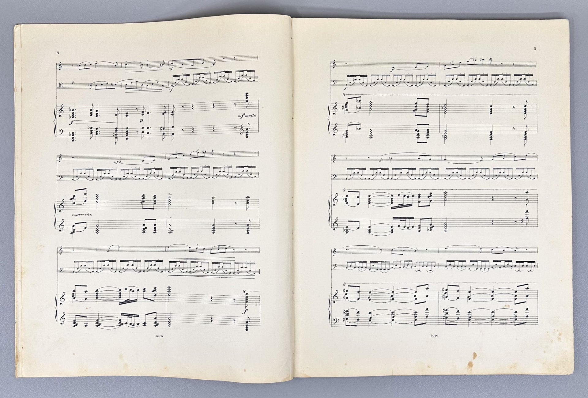 Tchaikovsky, P. I. Trio pour Piano, Violon et Violoncelle (Trio for Piano, Violin, and Cello). Op. 50, 1882. In French.