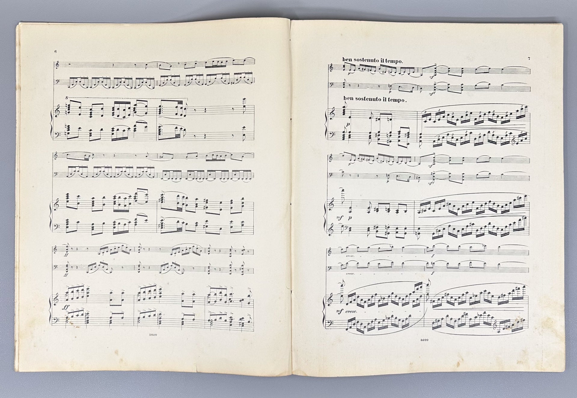 Tchaikovsky, P. I. Trio pour Piano, Violon et Violoncelle (Trio for Piano, Violin, and Cello). Op. 50, 1882. In French.