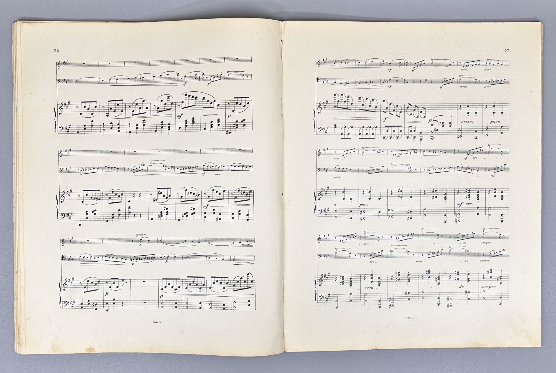 Tchaikovsky, P. I. Trio pour Piano, Violon et Violoncelle (Trio for Piano, Violin, and Cello). Op. 50, 1882. In French.