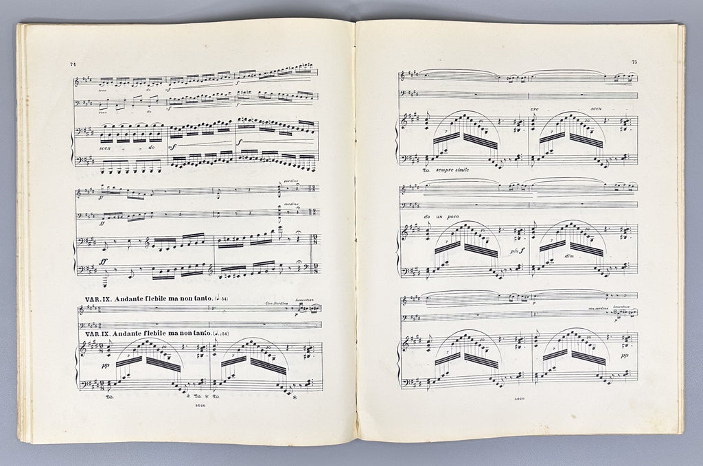 Tchaikovsky, P. I. Trio pour Piano, Violon et Violoncelle (Trio for Piano, Violin, and Cello). Op. 50, 1882. In French.