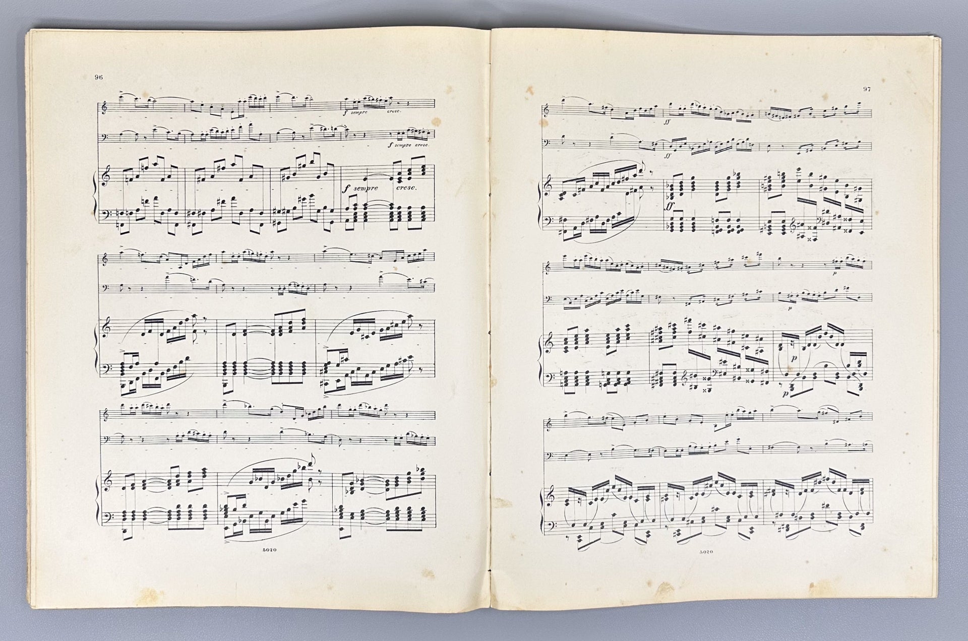 Tchaikovsky, P. I. Trio pour Piano, Violon et Violoncelle (Trio for Piano, Violin, and Cello). Op. 50, 1882. In French.