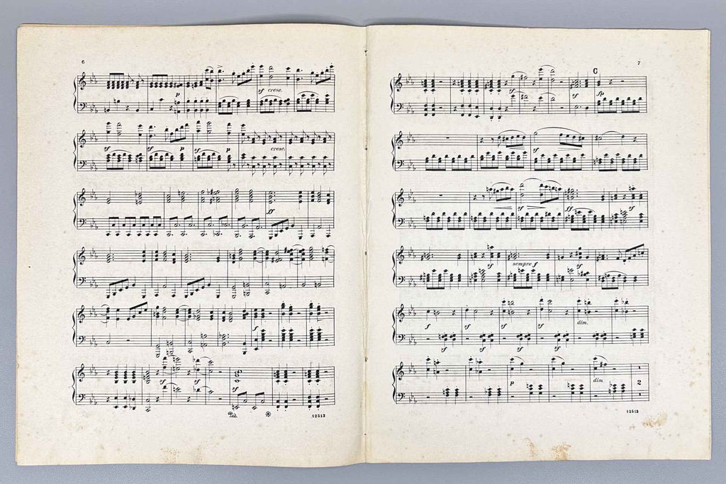 Mendelssohn-Bartholdy, F. Ouverture zu Ruy Blas: Op. 95. Arranged by C. Burchard, 1887. In German.