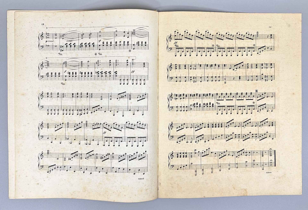 Mendelssohn-Bartholdy, F. Ouverture zu Ruy Blas: Op. 95. Arranged by C. Burchard, 1887. In German.