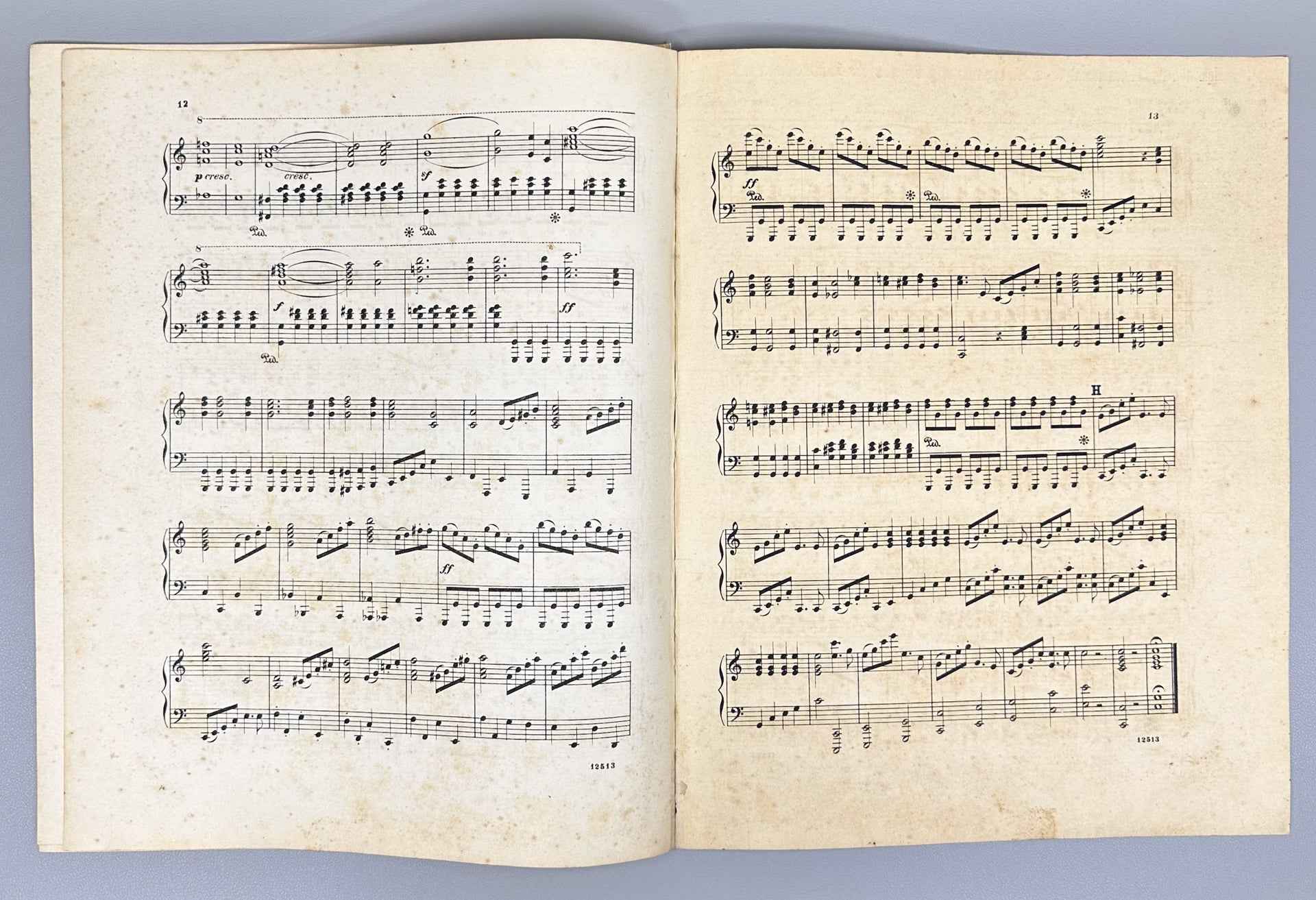 Mendelssohn-Bartholdy, F. Ouverture zu Ruy Blas: Op. 95. Arranged by C. Burchard, 1887. In German.