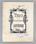 Ratchinsky, I. Trio (en La mineur) pour Piano, Violon et Violoncelle: Op. 8. Dedicated to Monsieur L. Célépy, 1894. In French.