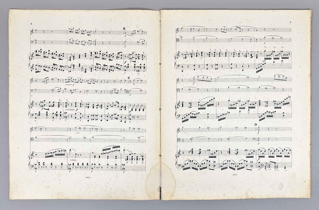 Ratchinsky, I. Trio (en La mineur) pour Piano, Violon et Violoncelle: Op. 8. Dedicated to Monsieur L. Célépy, 1894. In French.
