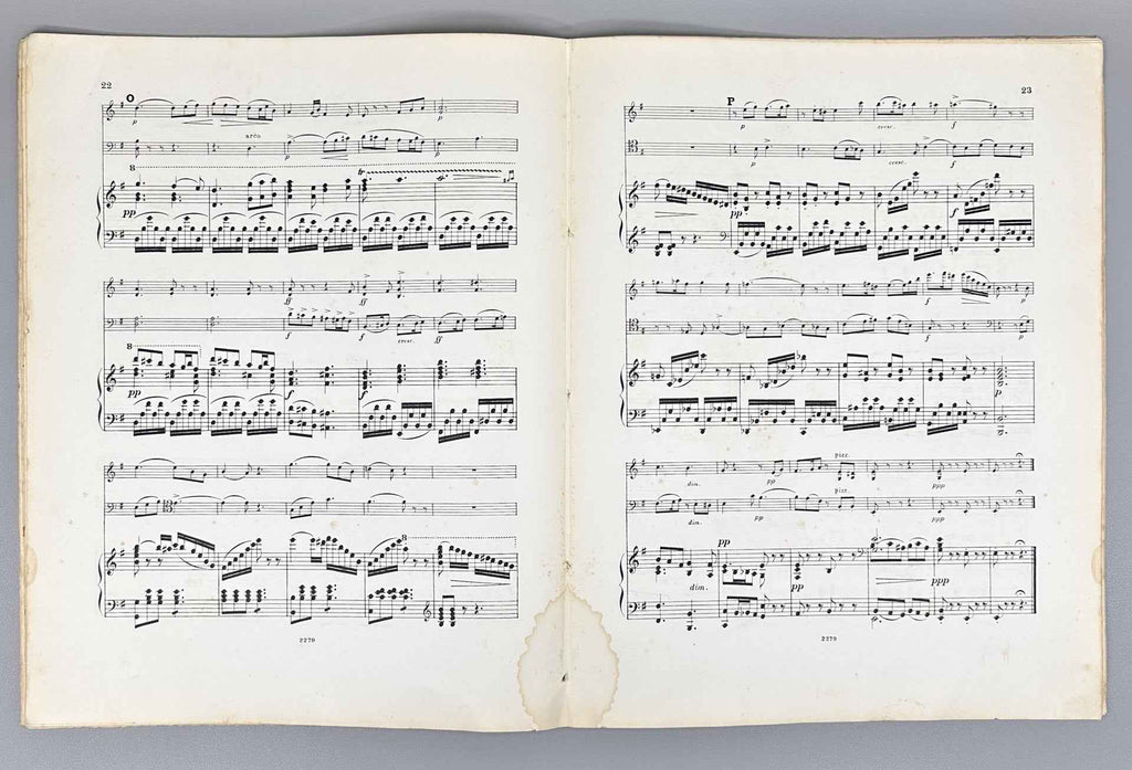 Ratchinsky, I. Trio (en La mineur) pour Piano, Violon et Violoncelle: Op. 8. Dedicated to Monsieur L. Célépy, 1894. In French.