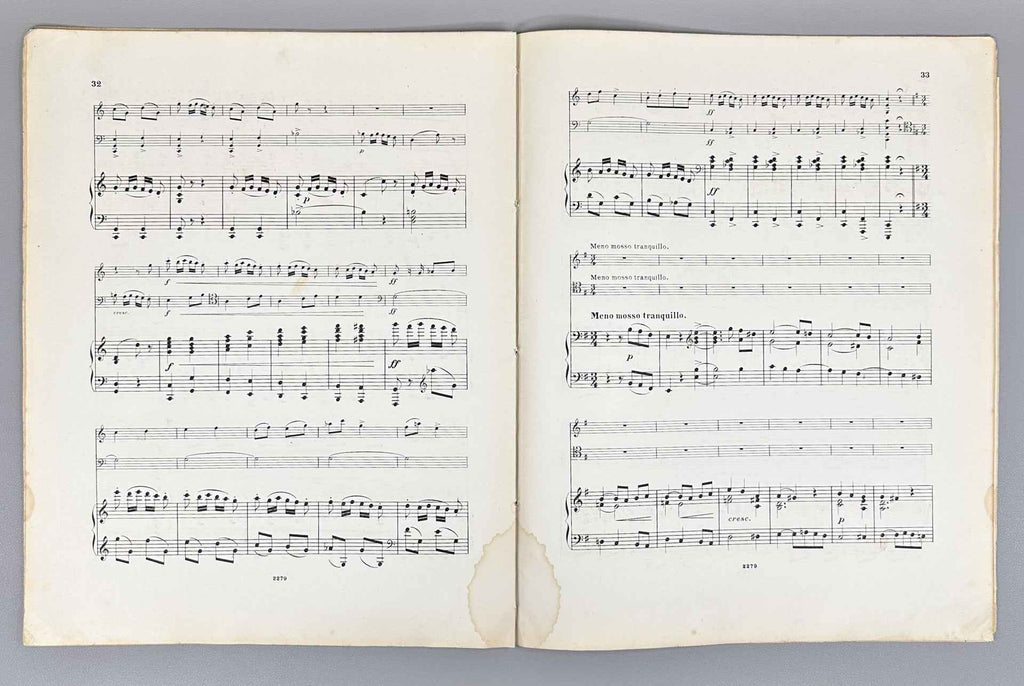 Ratchinsky, I. Trio (en La mineur) pour Piano, Violon et Violoncelle: Op. 8. Dedicated to Monsieur L. Célépy, 1894. In French.