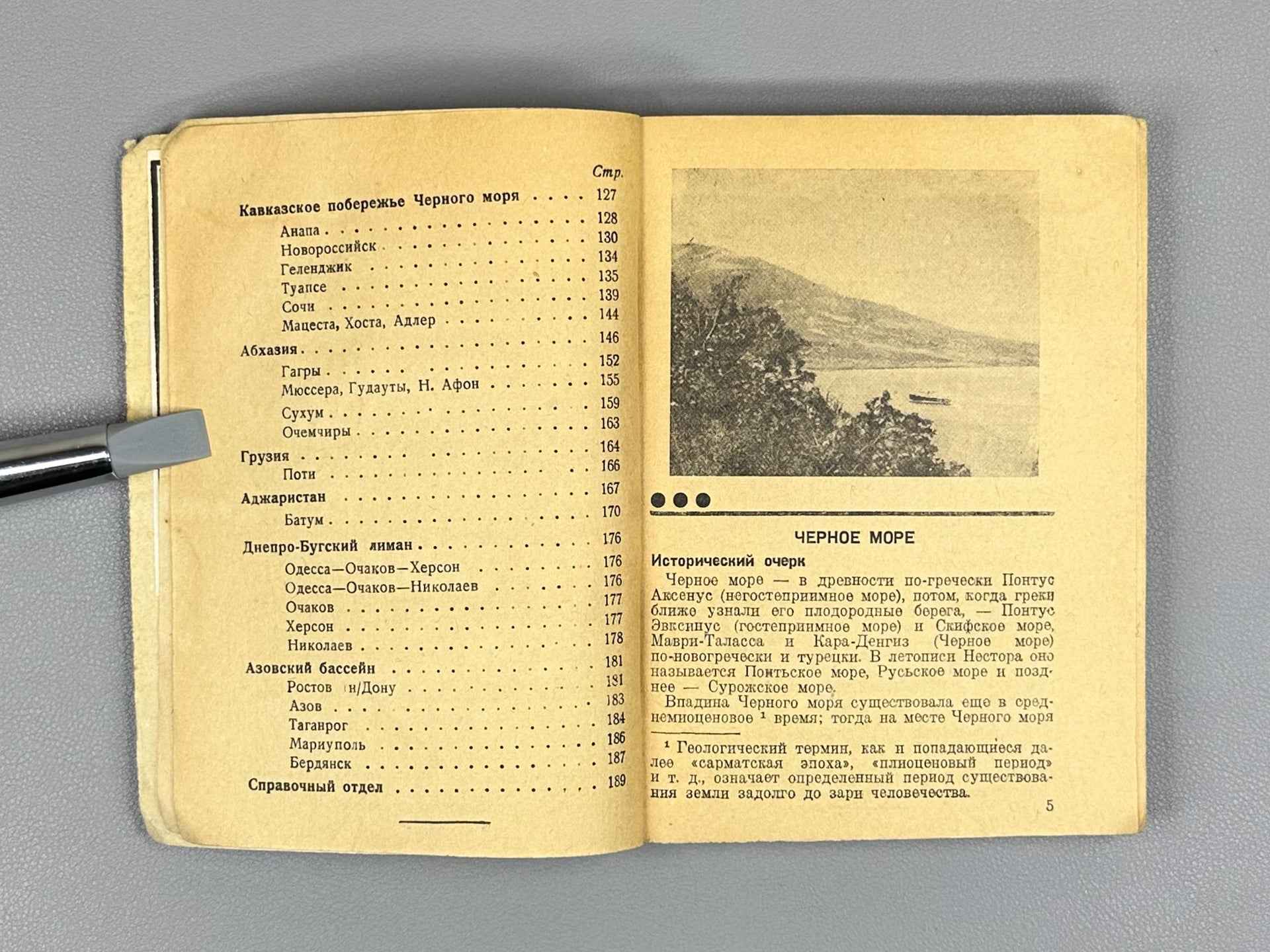 Neklyudov, N. M. Black Sea: Reference Guidebook (Chernoe more: Spravochnik-putevoditel), 1936. In Russian.