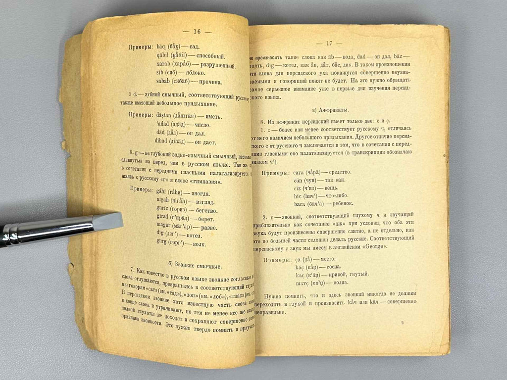 Bertels, E. E. Persian Language Textbook (Uchebnik persidskogo yazyka), 1932. In Russian and Persian.
