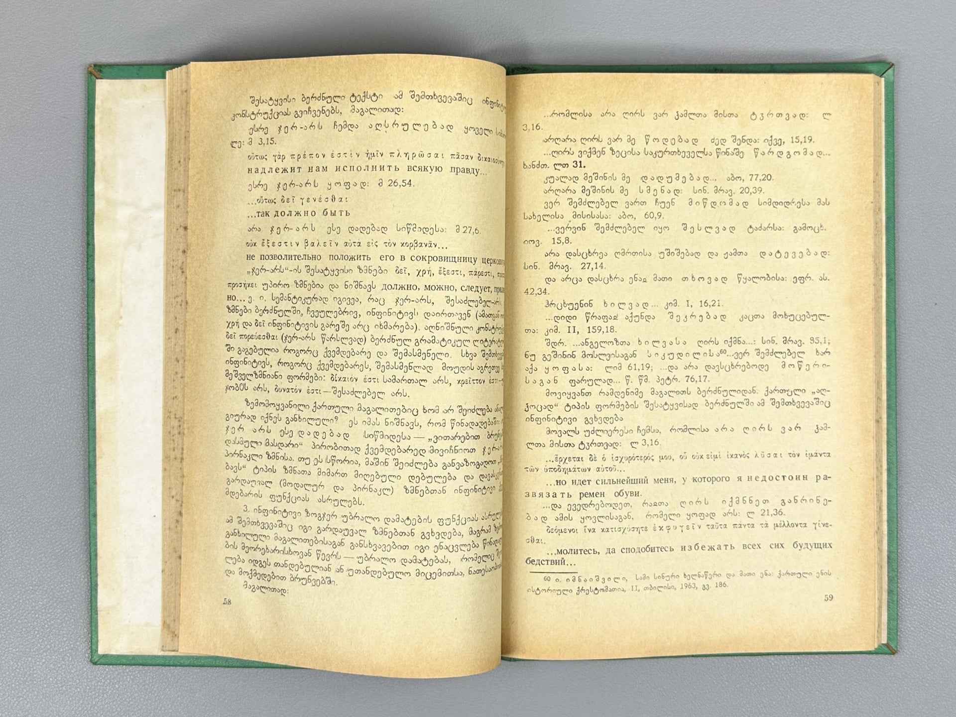 Chkhubianishvili, D. For the Question of the Infinitive in Old Georgian (Inpinitivis sakitkhisatvis dvel kartulshi), 1972. In Georgian
