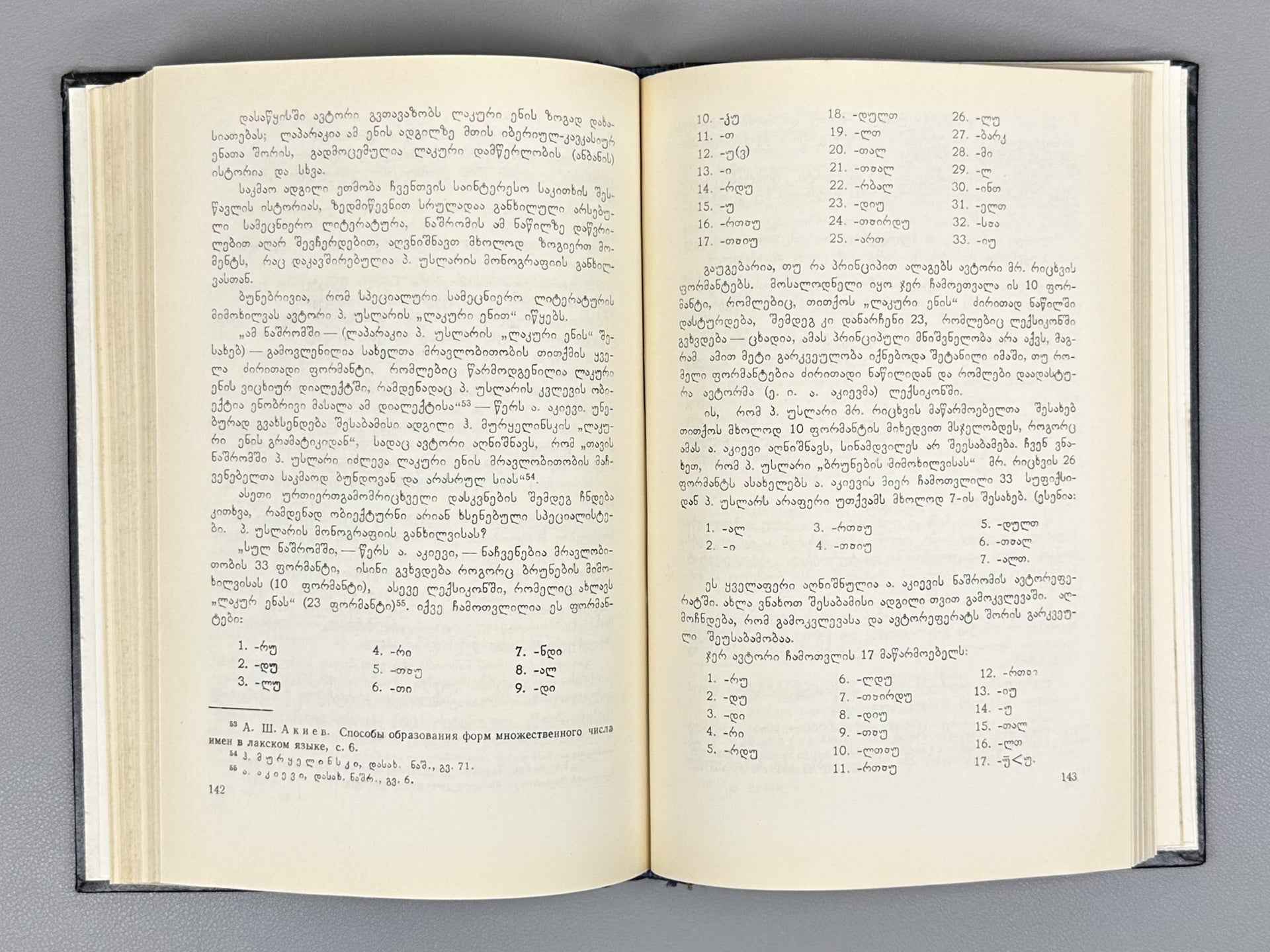 Ghvinjilia, L. Plural Formation of Nouns in Dargwa and Lak (Arsebit sakhelta mravlobitis tsarmoeba darguulsa da lakurshi), 1978. In Georgian.