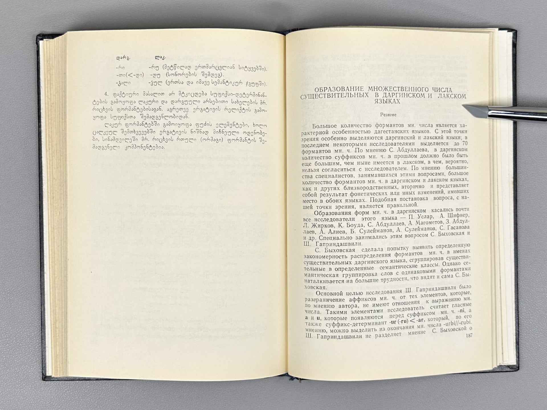 Ghvinjilia, L. Plural Formation of Nouns in Dargwa and Lak (Arsebit sakhelta mravlobitis tsarmoeba darguulsa da lakurshi), 1978. In Georgian.