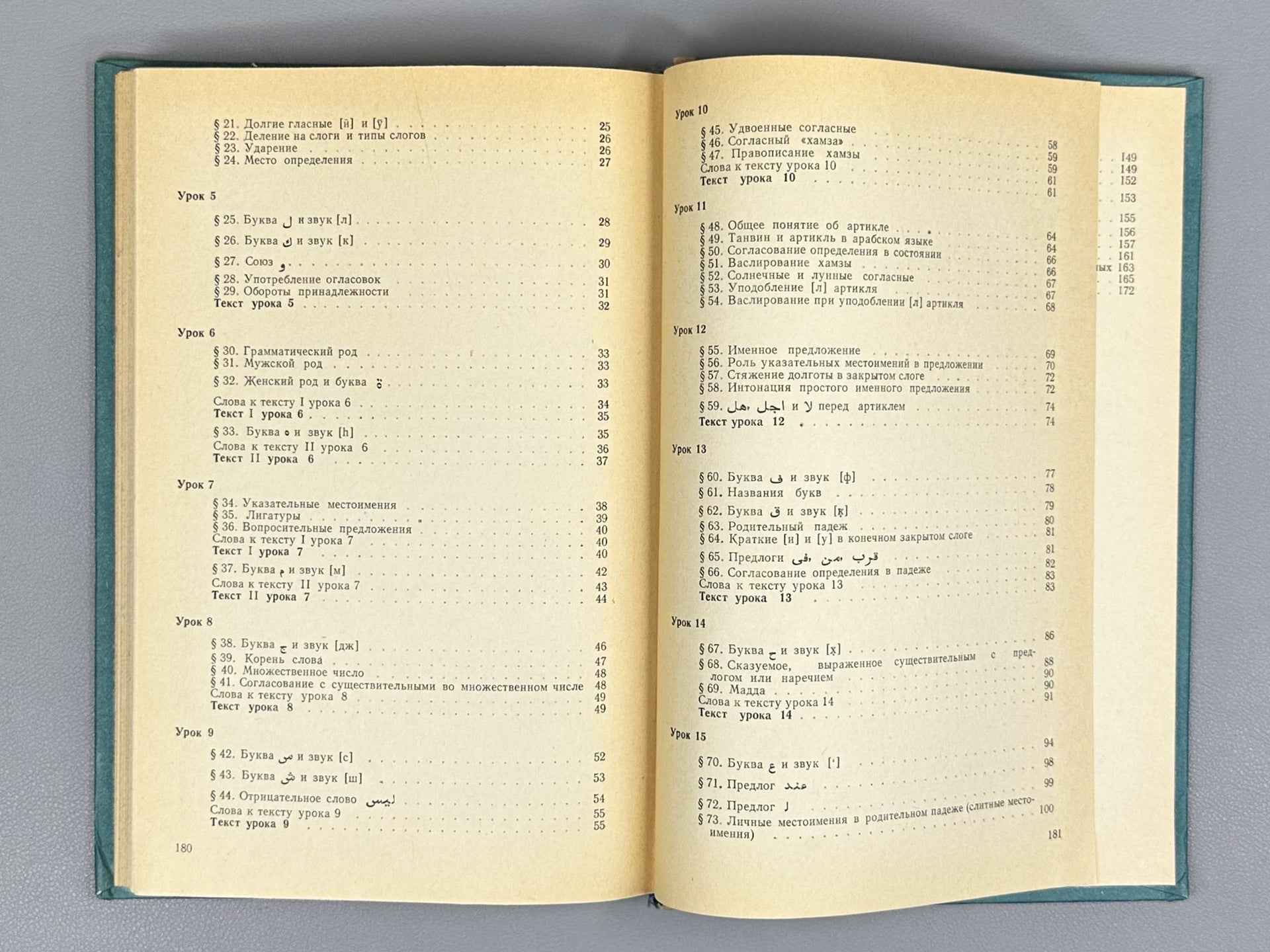 Segal, V. S. Introductory Course of the Arabic Language (Nachalnyy kurs arabskogo yazyka), 1962. In Russian and Arabic.