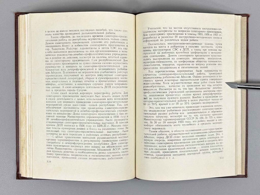 [Signed] Churgulia, T. N. History of the Development of Sanitary Education in Abkhazia (Istoriya razvitiya sanitarnogo prosveshcheniya v Abkhazii), 1958. In Russian