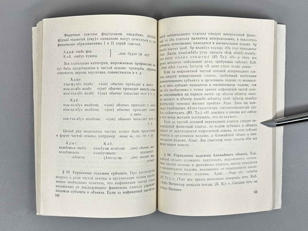 Kerasheva, Z. I. Sentences with Finite and Infinite Verbs in the Adyghe Languages (Predlozheniya s finitnymi i infinitnymi glagolami v adygskikh yazykakh), 1984. In Russian.