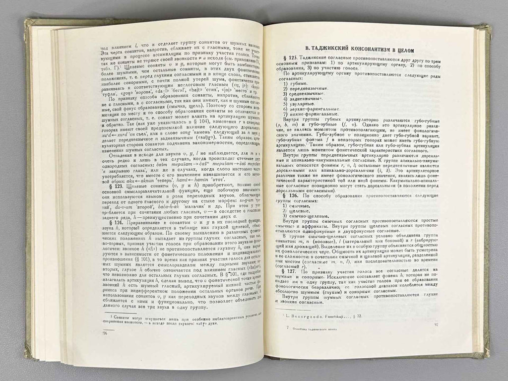 Sokolova, V. S. Phonetics of the Tajik Language (Fonetika tadzhikskogo yazyka), 1949. In Russian.