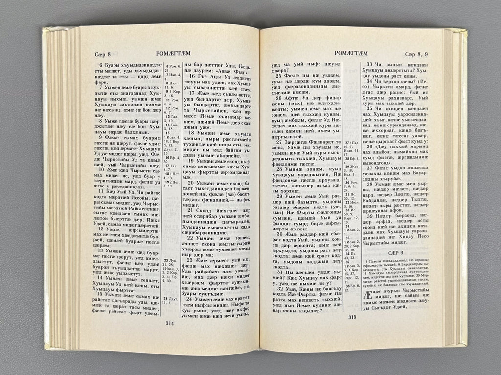 The New Testament of Our Lord Jesus Christ. The Psalter (Nae khitsau Yeso Chyrystiyi Nog Faedzaekhst. Psaltir), 1994. In Ossetian.
