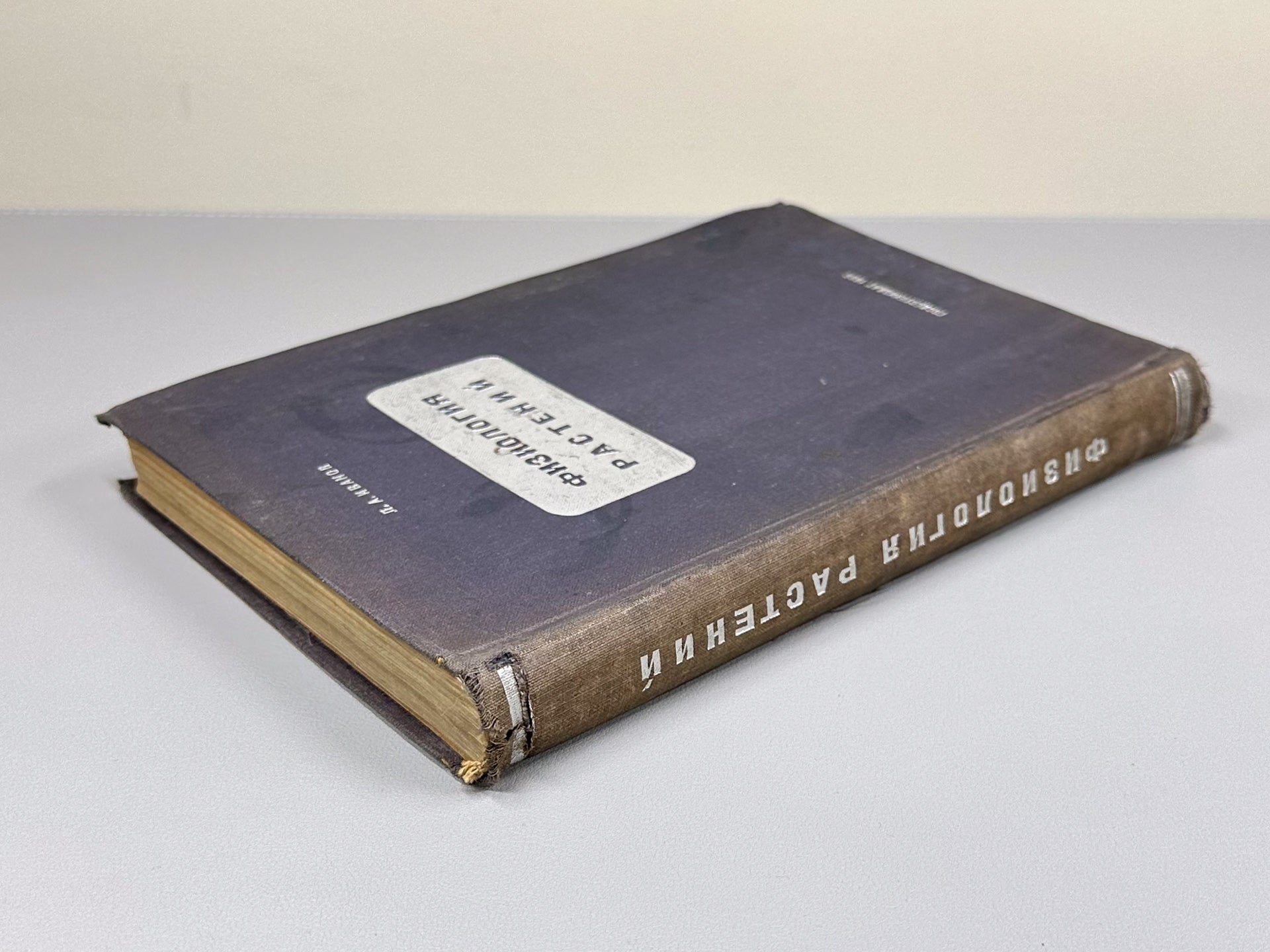 Ivanov, L. A. Plant Physiology (Fiziologiya rasteniy), 1936. In Russian.
