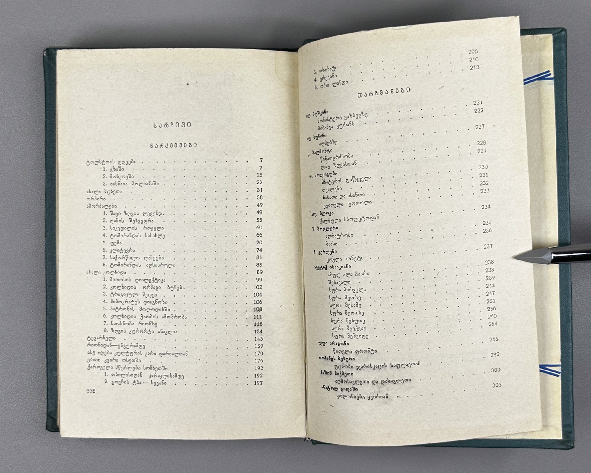 Tabidze, Titsian. Works in three volumes (Tkhzulebani). Vol. 1-3. Tbilisi, 1966. In Georgian.