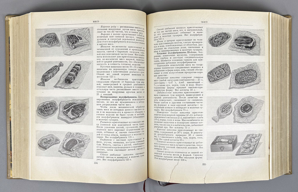 Kulinariya (Culinary Art): A Book for the Chef / edited by M. O. Lifshits. First edition. Moscow, 1955. In Russian.