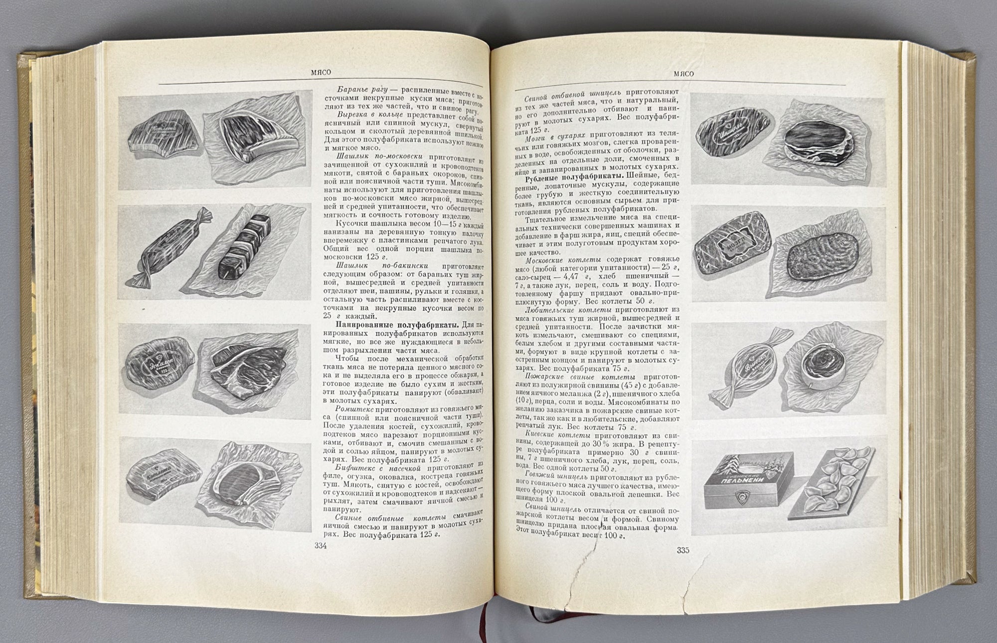 Kulinariya (Culinary Art): A Book for the Chef / edited by M. O. Lifshits. First edition. Moscow, 1955. In Russian.