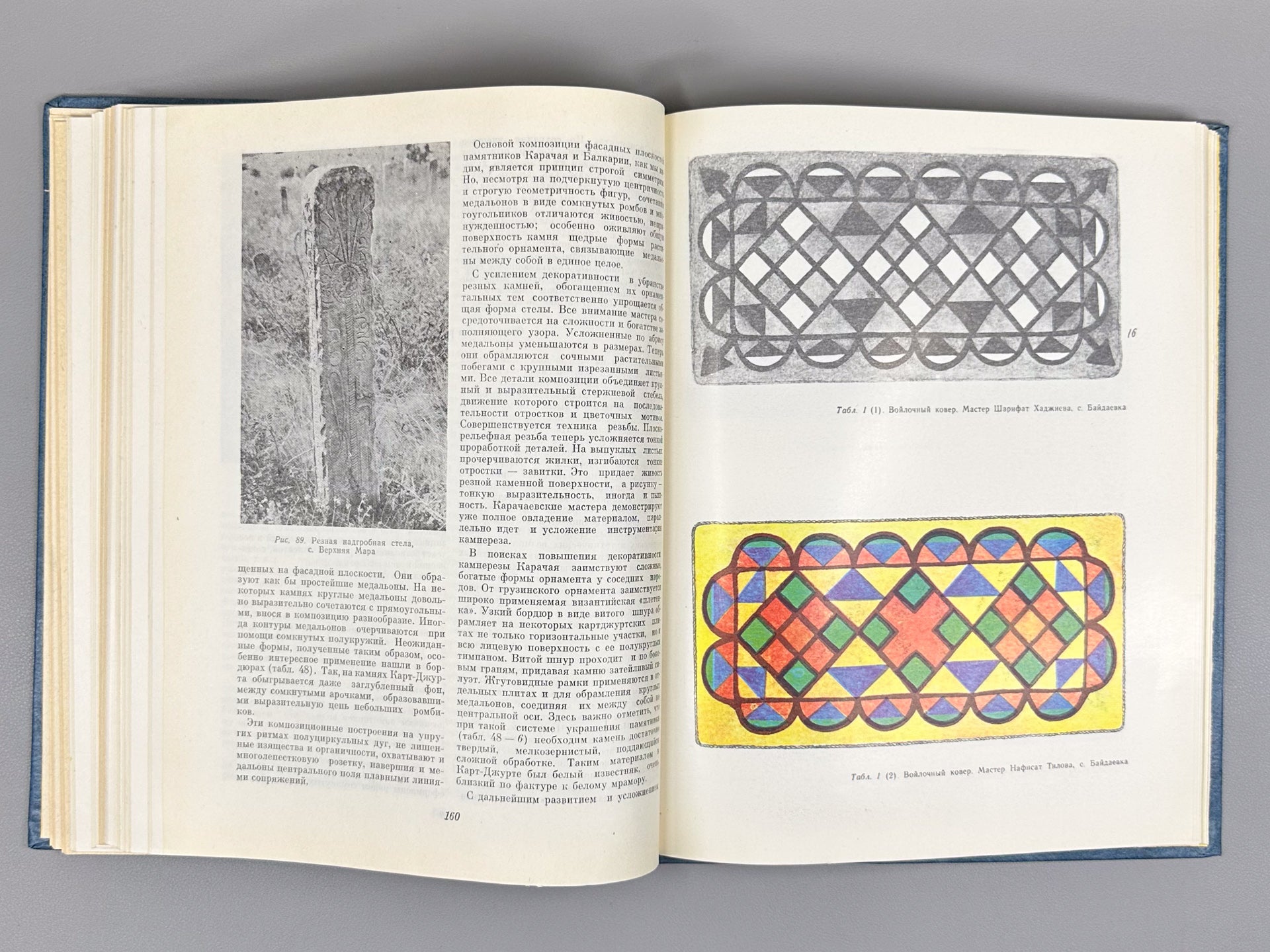 Kuznetsova, A. Ya. Folk Art of the Karachays and Balkars (Narodnoye iskusstvo karachayevtsev i balkartsev), 1982. In Russian.