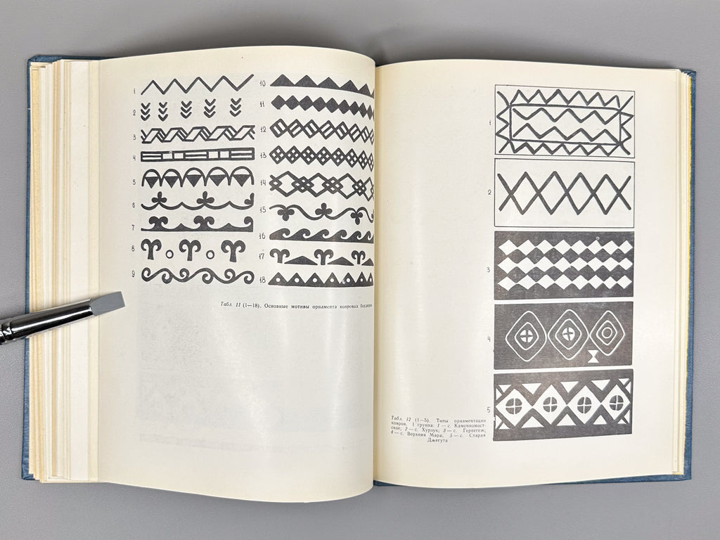 Kuznetsova, A. Ya. Folk Art of the Karachays and Balkars (Narodnoye iskusstvo karachayevtsev i balkartsev), 1982. In Russian.