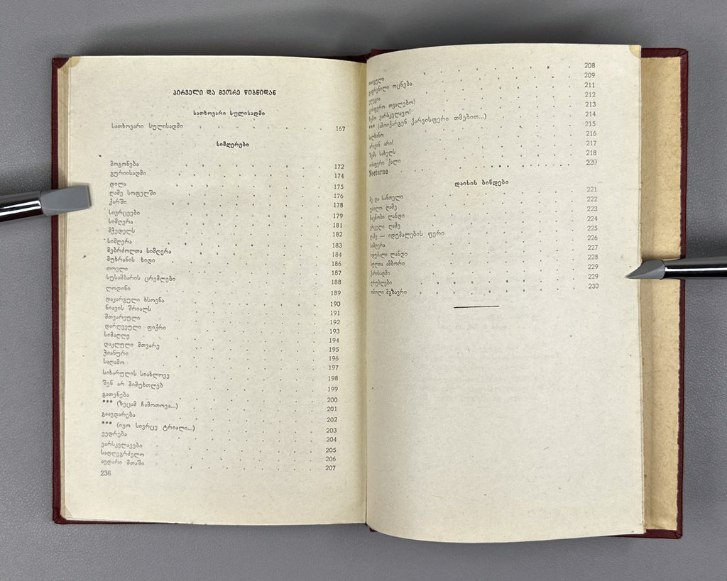 [Signed] Vardoshvili, Khariton. Selected [Poems] (Rcheuli). Tbilisi, 1959. In Georgian.