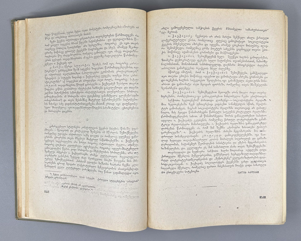 Chavchavadze, Ilia. Works: Complete Collection in Five Volumes (Tkhzulebani). Edited by P. Ingorokva. Vol. 1-5, 1937-1962. In Georgian.