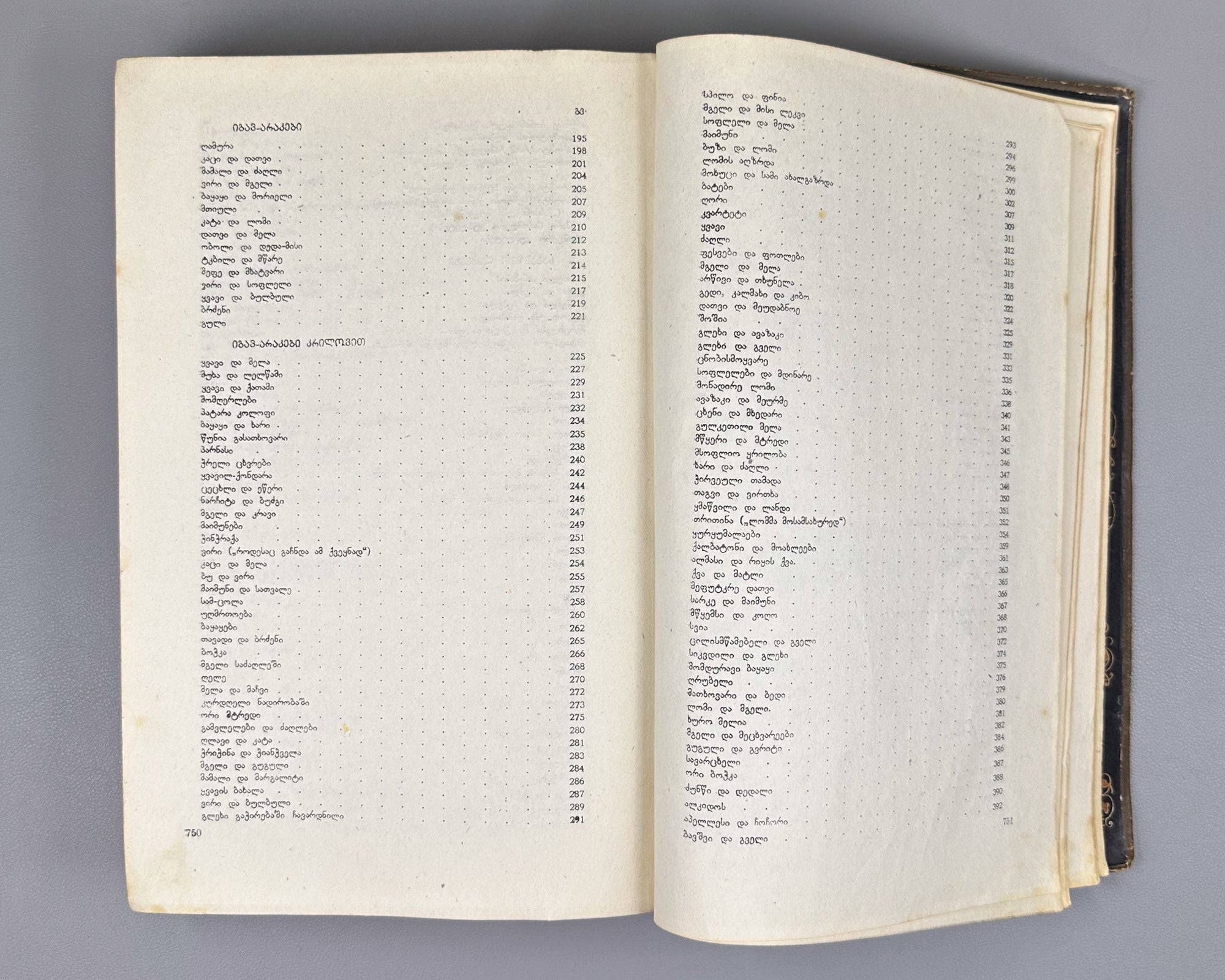 Tsereteli, Akaki. Works : Complete Collection in Seven Volumes (Tkhzulebani). Volumes I-IV of 7. 1940-1948. In Georgian